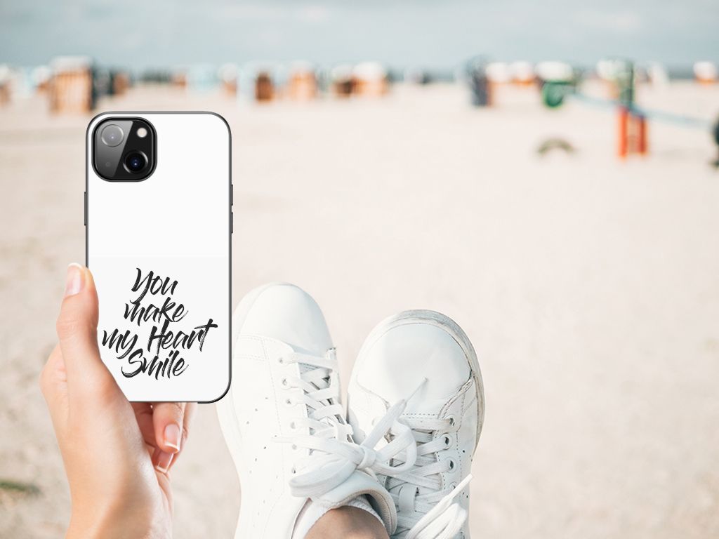 Apple iPhone 13 Telefoon Hoesje met tekst Heart Smile B2C Telecom
