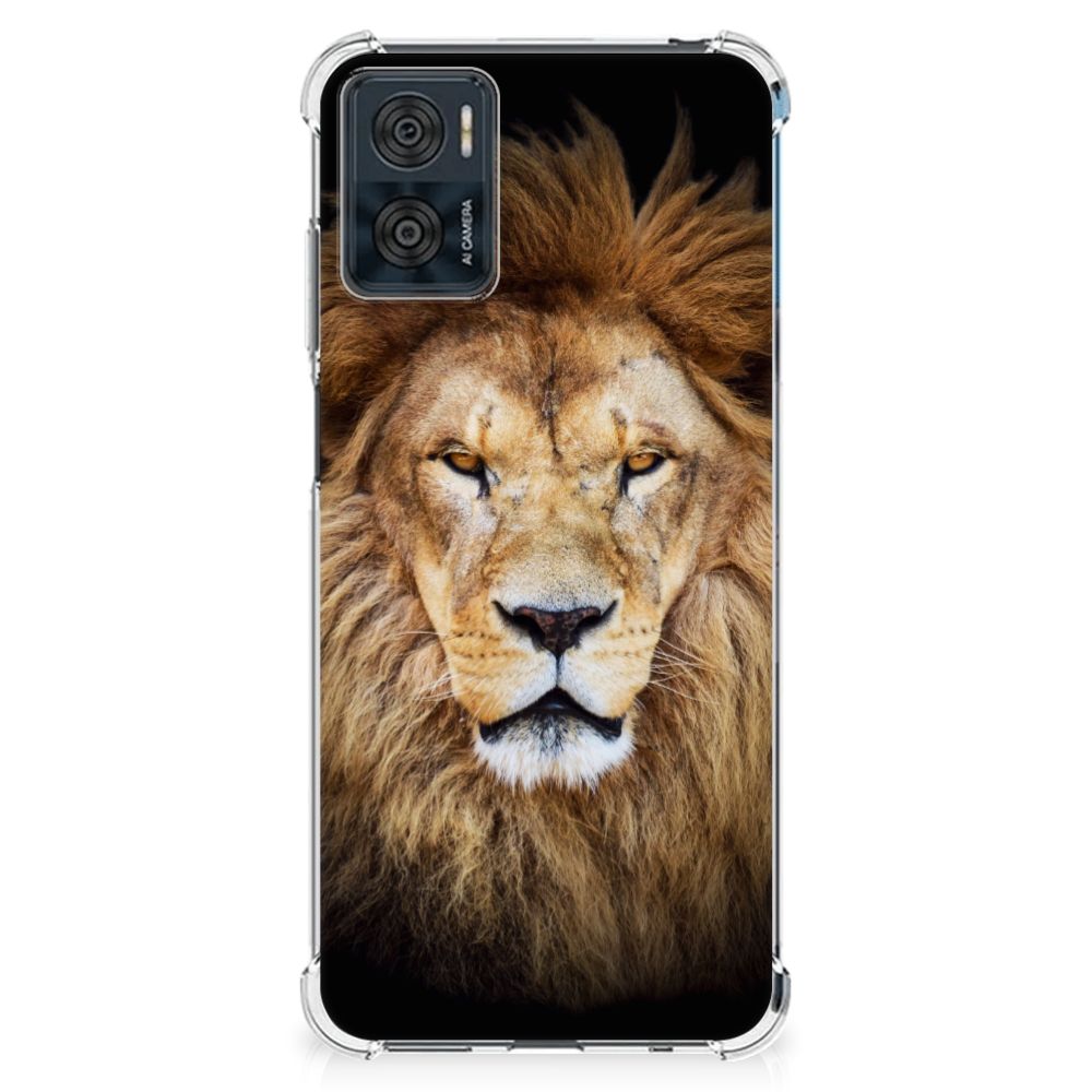 Motorola Moto E22 | E22i Case Anti-shock Leeuw