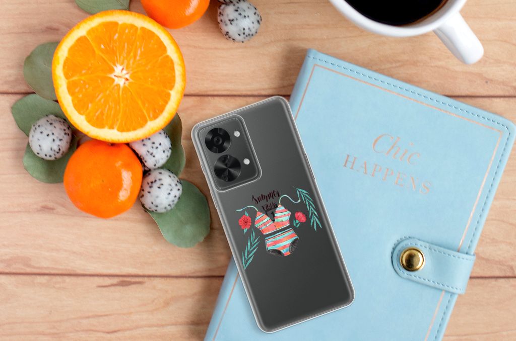 OnePlus Nord 2T Telefoonhoesje met Naam Boho Summer B2C Telecom
