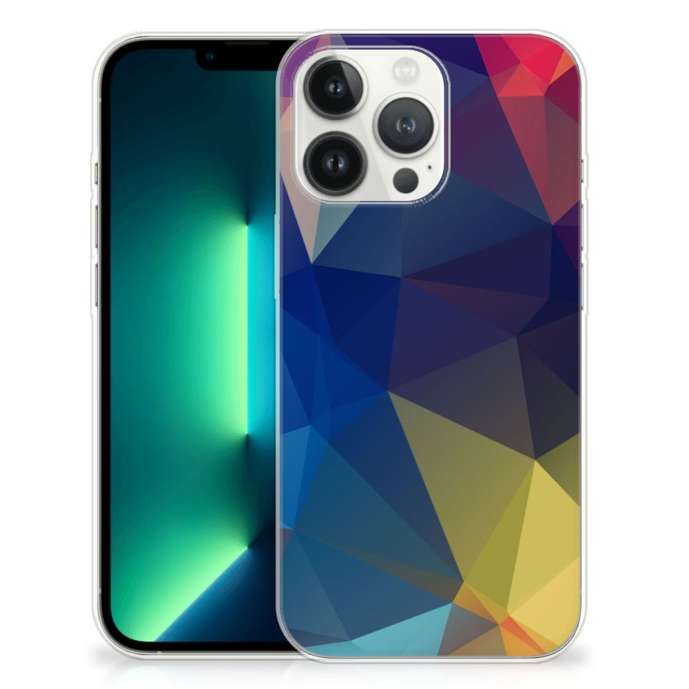 iPhone 13 Pro Max TPU Hoesje Polygon Dark B2C Telecom