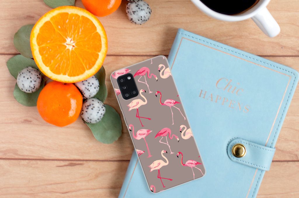 Samsung Galaxy A31 TPU Hoesje Flamingo B2C Telecom