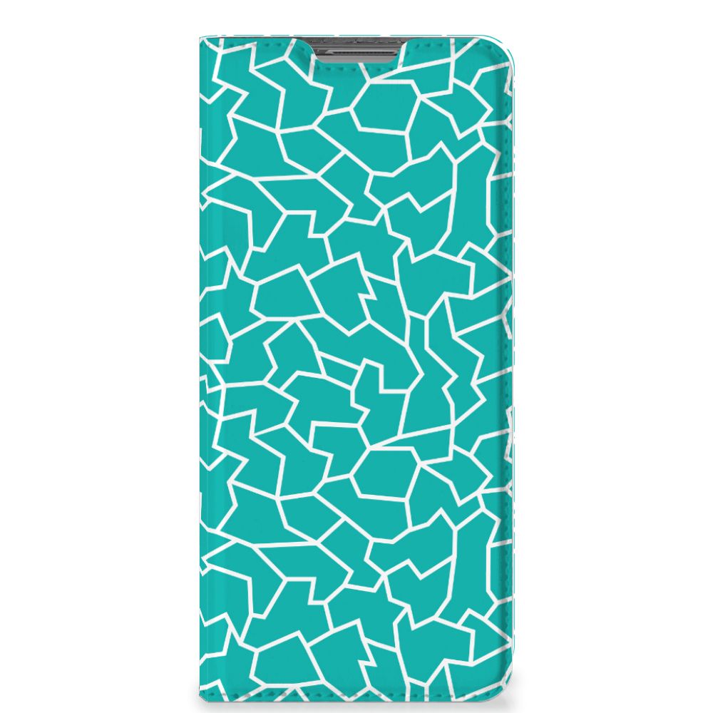 OPPO Find X5 Bookcase Cracks Blue - B2C Telecom