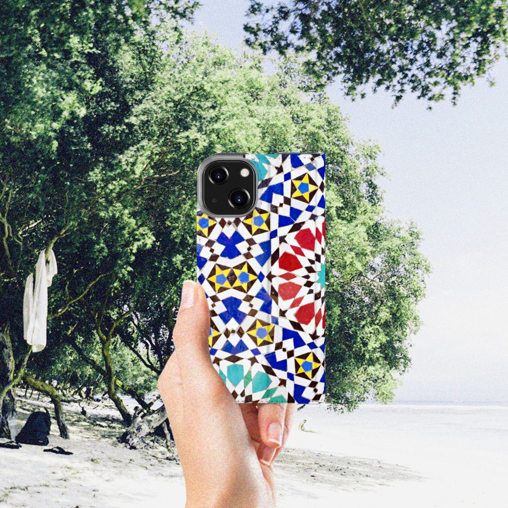 iPhone 14 Standcase Mozaïek - B2C Telecom