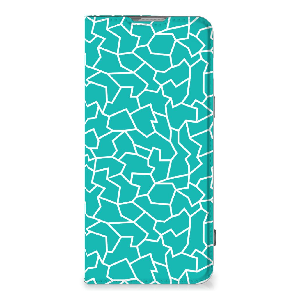 OnePlus Nord 2T Bookcase Cracks Blue - B2C Telecom