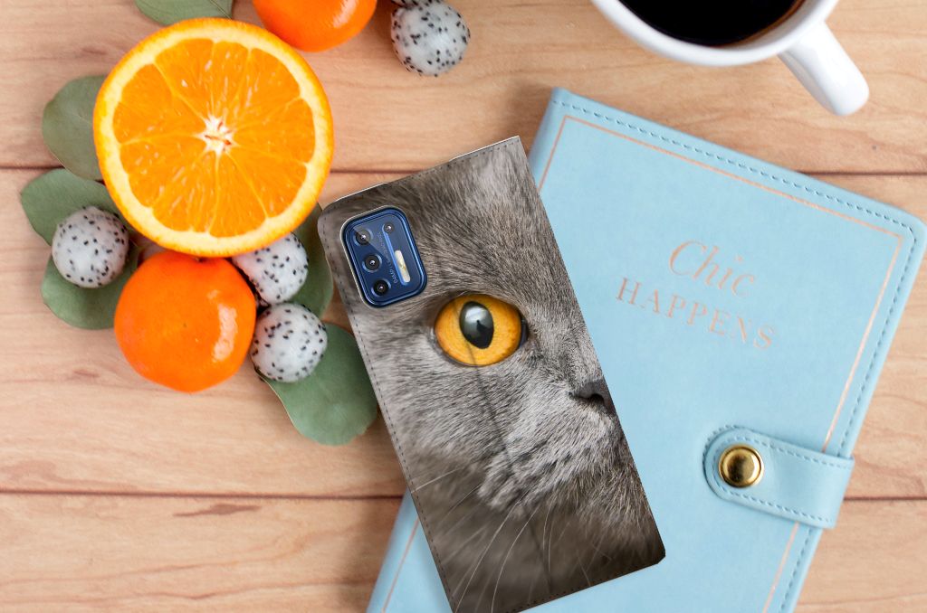 Hoesje maken Motorola Moto G9 Plus Britse Korthaar - B2C Telecom