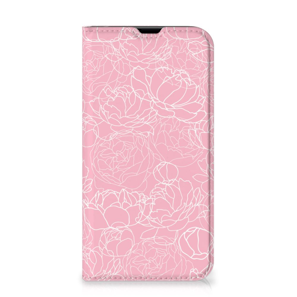 iPhone 13 Pro Smart Cover White Flowers - B2C Telecom