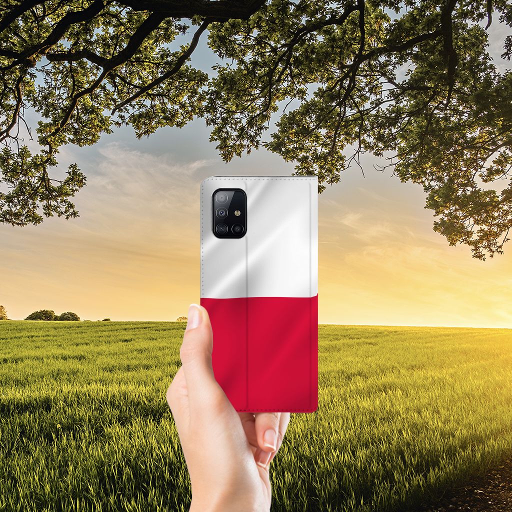 Samsung Galaxy A71 Standcase Polen - B2C Telecom