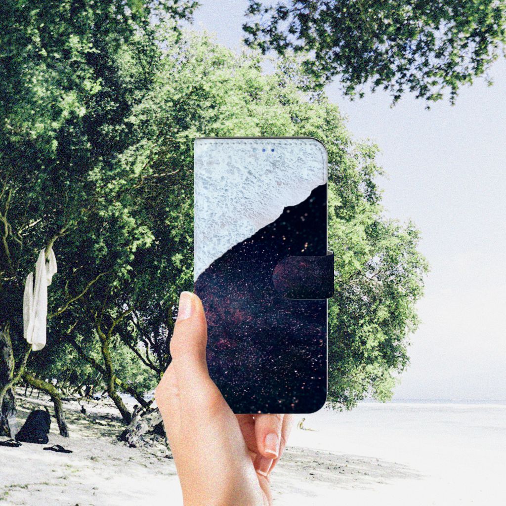 OPPO Find X3 Neo 5G Book Case Sea in Space