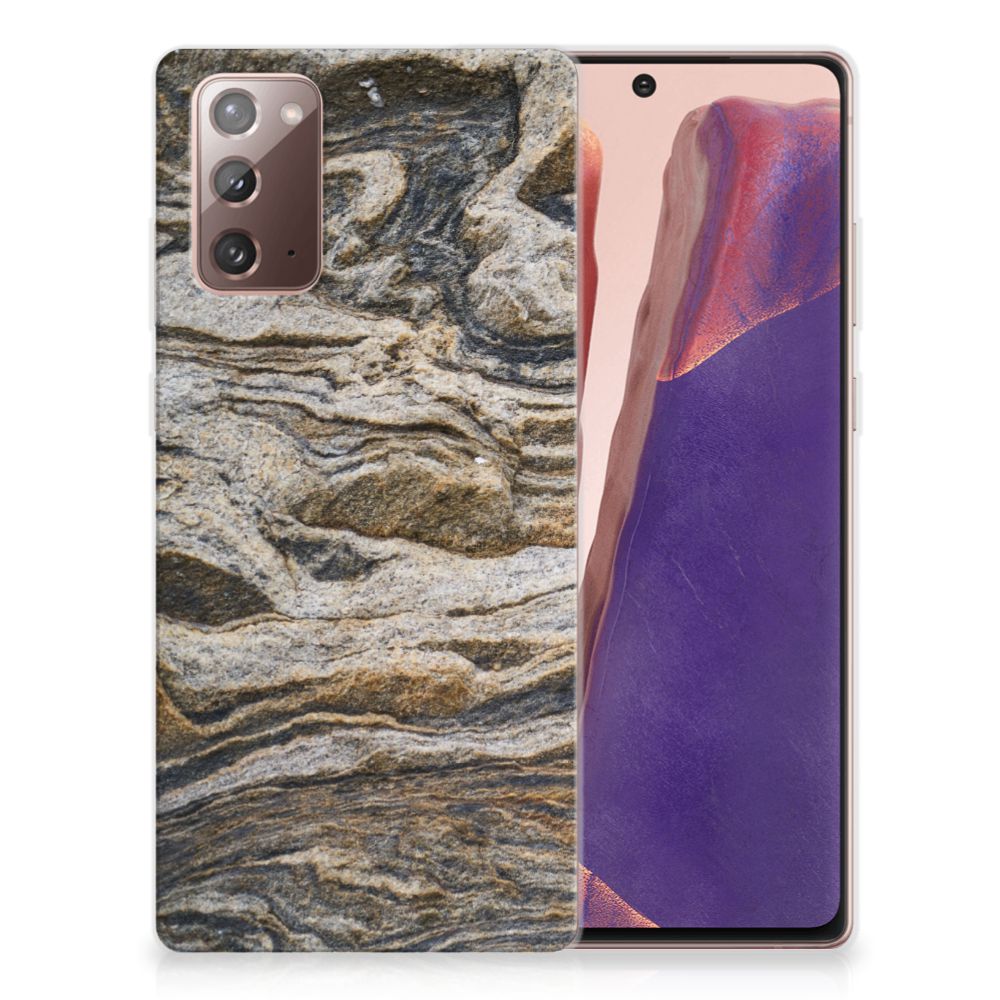 Samsung Note 20 TPU Siliconen Hoesje Steen