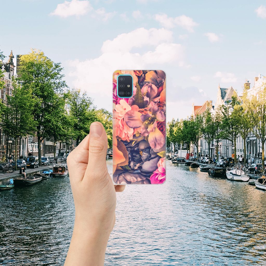 Samsung Galaxy A51 TPU Case Bosje Bloemen B2C Telecom