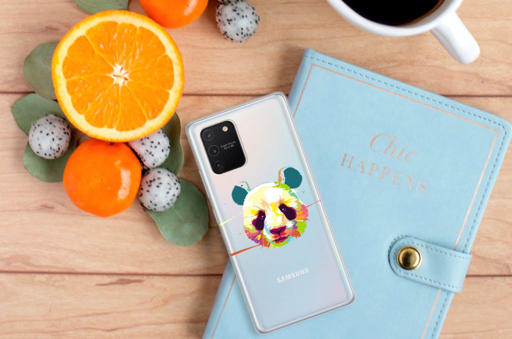 Samsung Galaxy S10 Lite Telefoonhoesje met Naam Panda Color B2C Telecom
