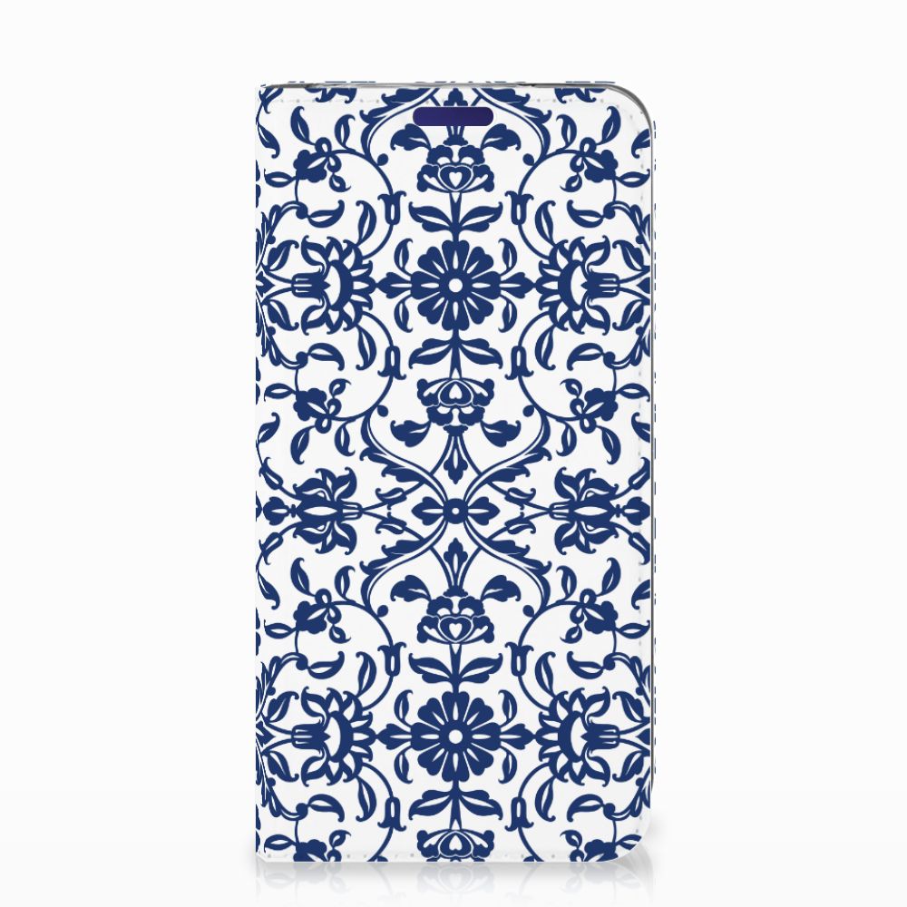 Samsung Galaxy S10e Smart Cover Flower Blue