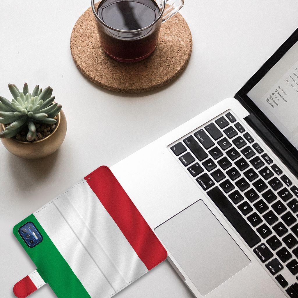 Motorola Moto G9 Plus Bookstyle Case Italië