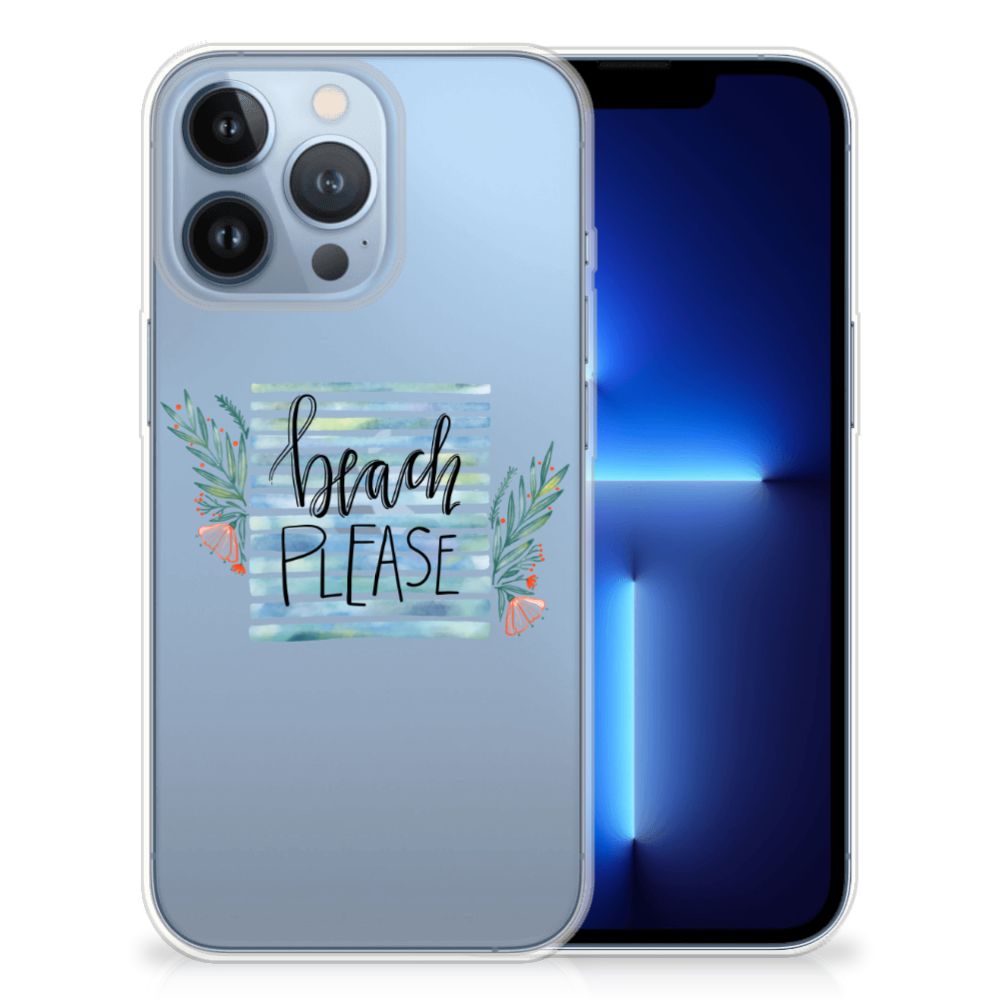 Apple iPhone 13 Pro Telefoonhoesje met Naam Boho Beach B2C Telecom