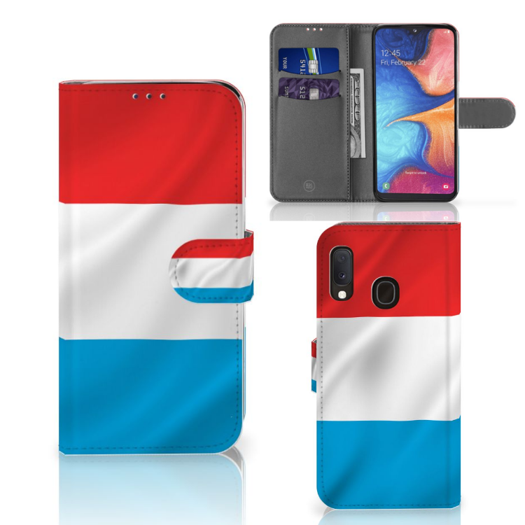 Samsung Galaxy A20e Bookstyle Case Luxemburg