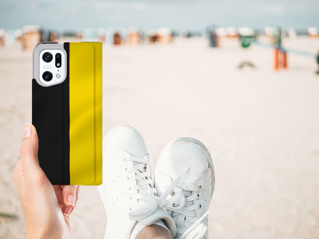 OPPO Find X5 Pro Standcase Belgische Vlag - B2C Telecom