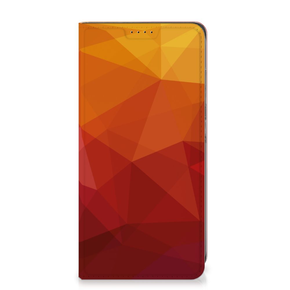 Stand Case voor Samsung Galaxy A05s Polygon Red