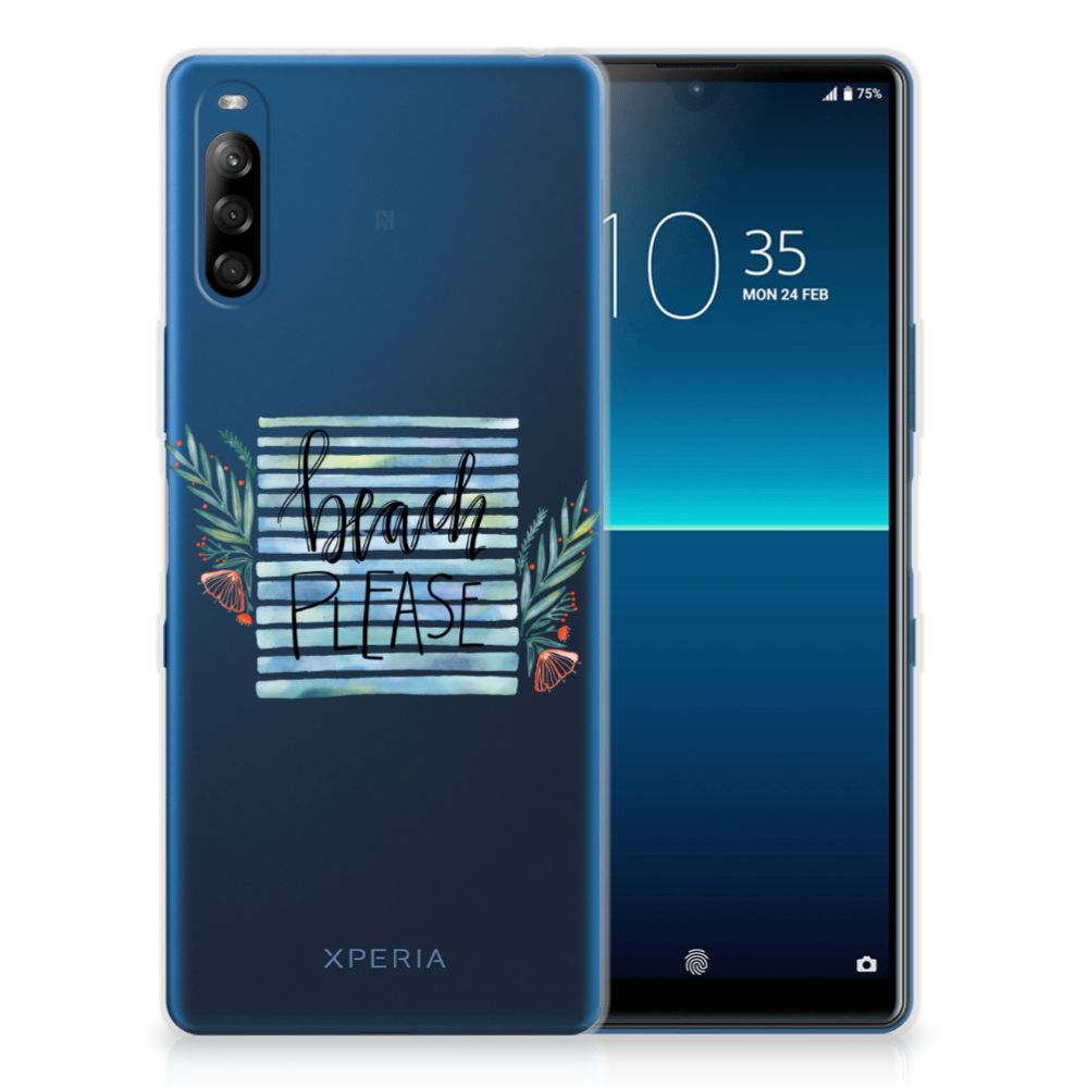 Sony Xperia L4 Telefoonhoesje met Naam Boho Beach