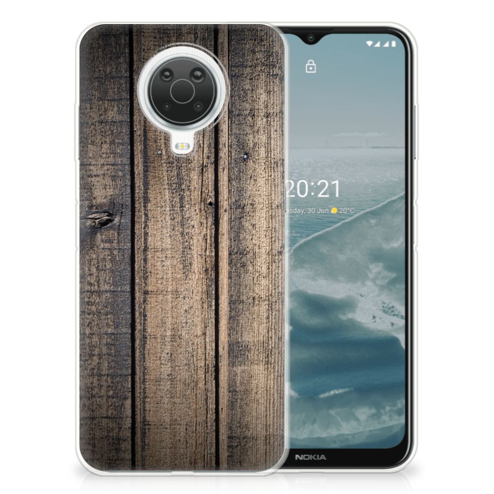 Nokia G20 | G10 Bumper Hoesje Steigerhout B2C Telecom