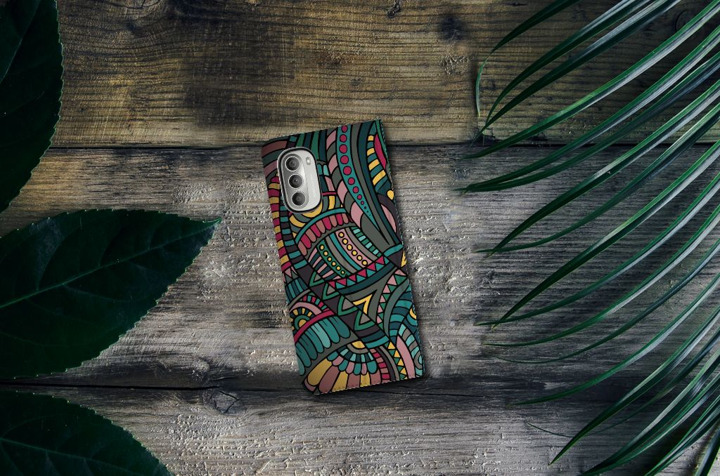 Motorola Moto G51 5G Hoesje met Magneet Aztec - B2C Telecom
