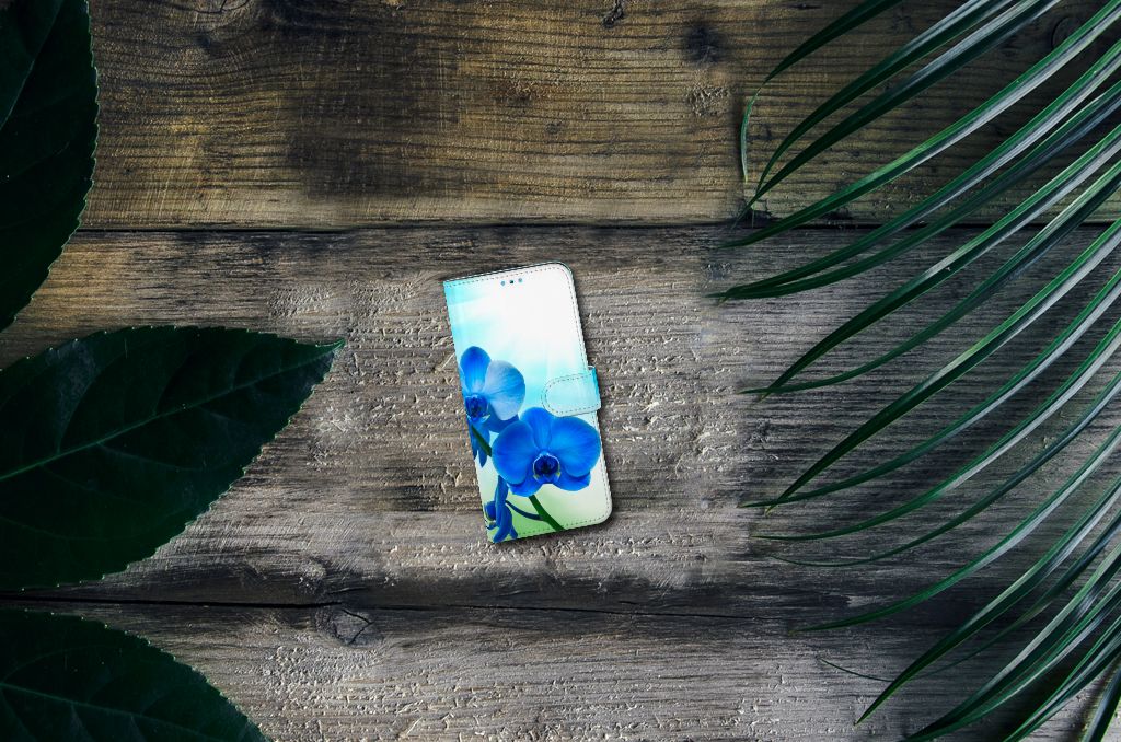 Xiaomi Redmi 10 Hoesje Orchidee Blauw - Cadeau voor je Moeder