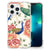 Case Anti-shock voor Apple iPhone 13 Pro Pink Peacock B2C Telecom