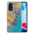 Xiaomi Redmi 10 | Redmi Note 11 4G TPU Siliconen Hoesje Marble Blue Gold B2C Telecom
