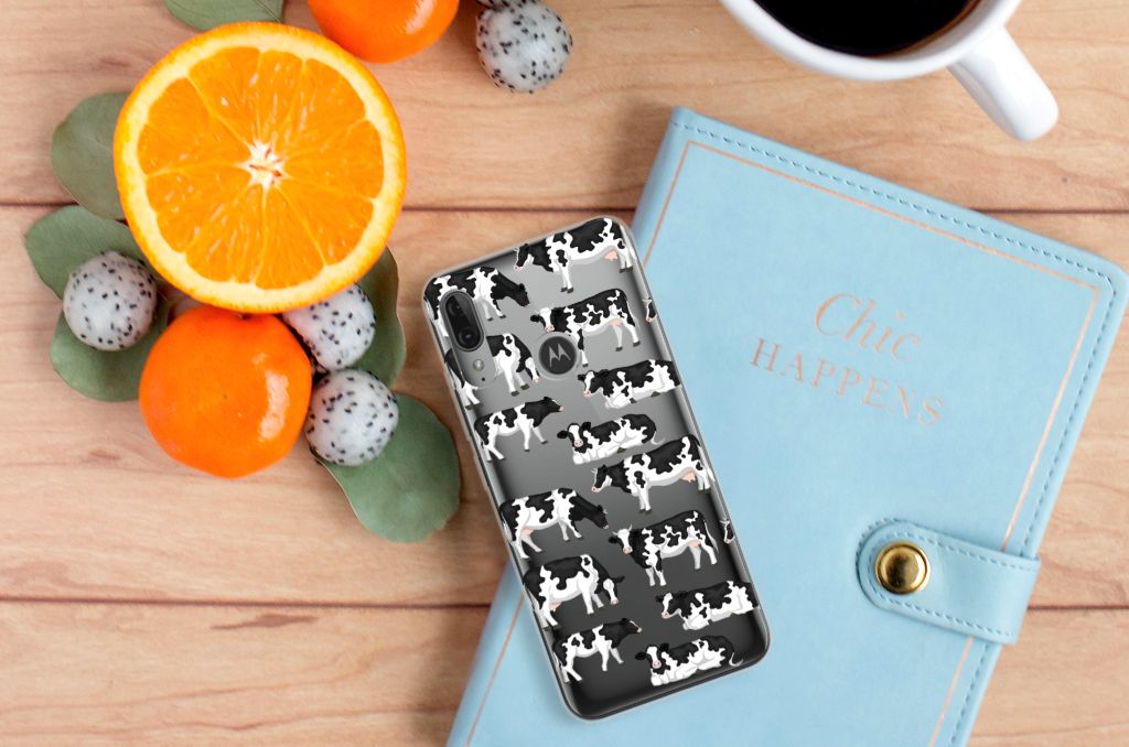 Motorola Moto E6 Plus TPU Hoesje Koetjes