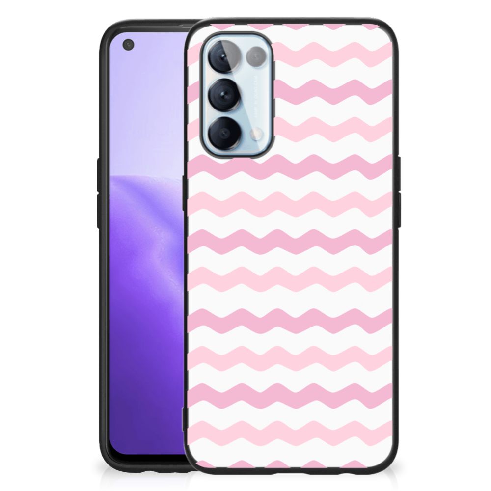 OPPO Reno5 5G | Find X3 Lite Back Case Waves Roze