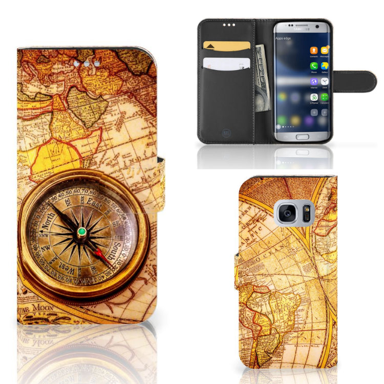 Samsung Galaxy S7 Flip Cover Kompas