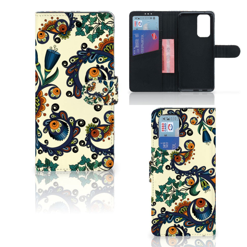 Wallet Case OnePlus 9 Pro Barok Flower