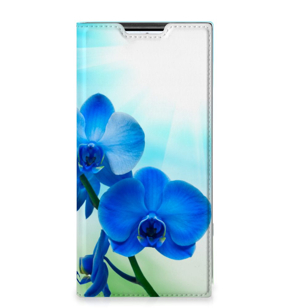 Samsung Galaxy S22 Ultra Smart Cover Orchidee Blauw - Cadeau voor je Moeder - B2C Telecom