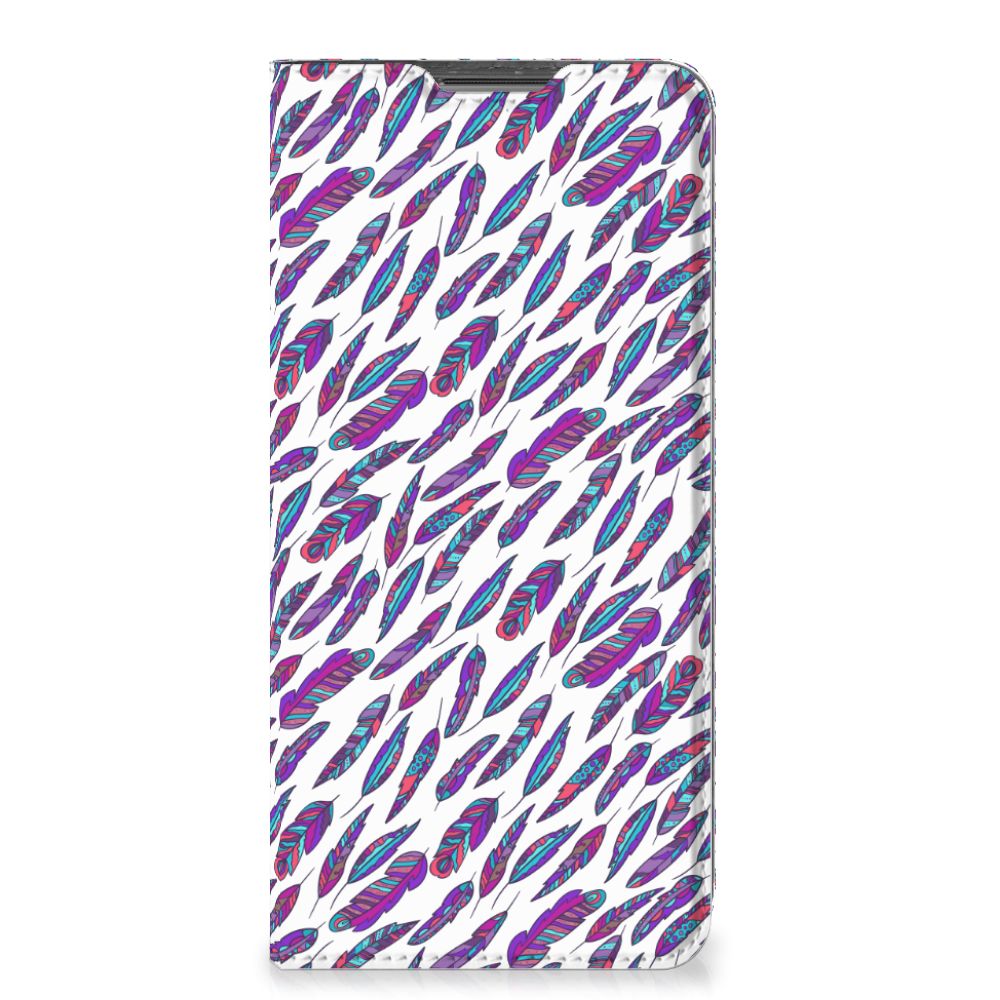 Xiaomi Redmi Note 11 Pro Hoesje met Magneet Feathers Color