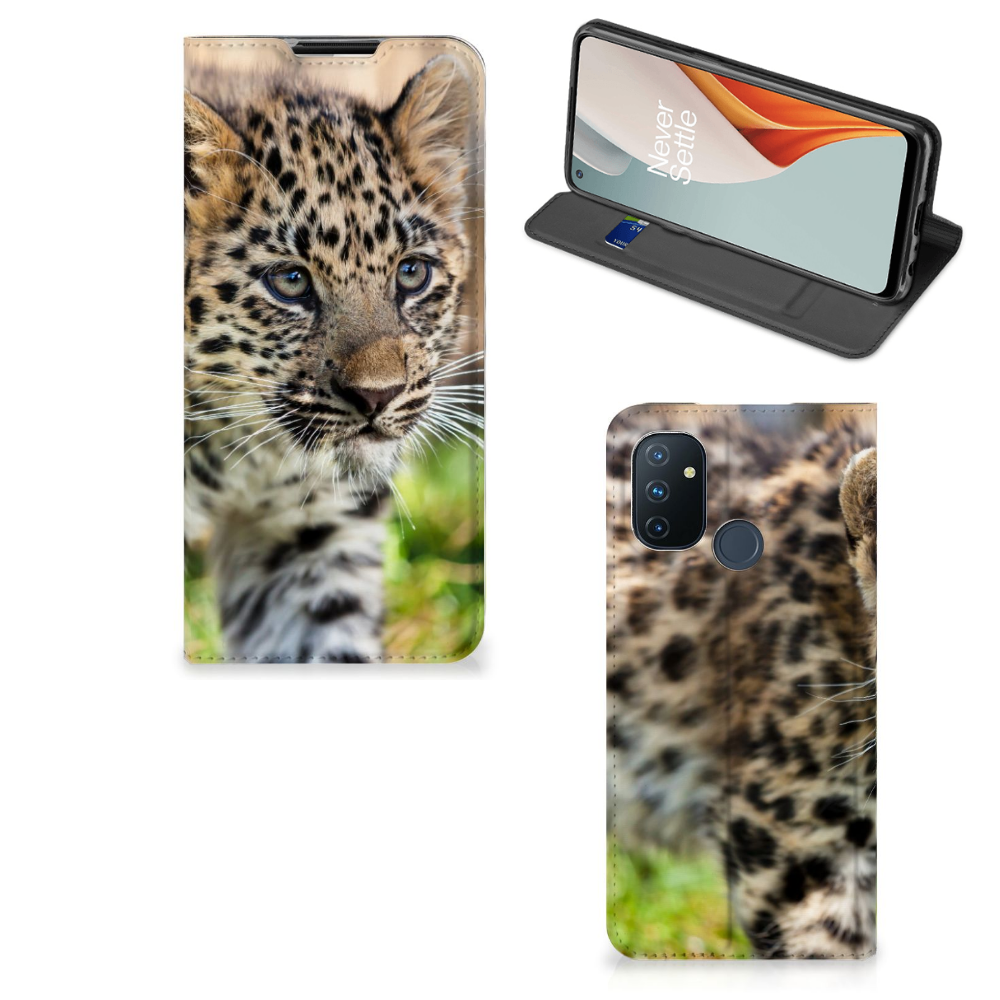 OnePlus Nord N100 Hoesje maken Baby Luipaard - B2C Telecom
