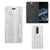 Nokia 5.1 (2018) Book Wallet Case White Wood