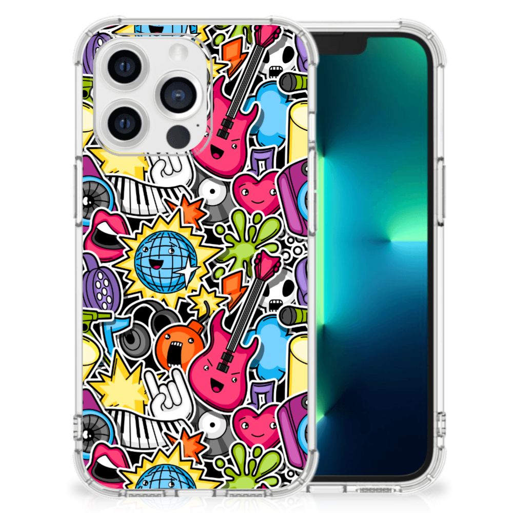 Apple iPhone 13 Pro Anti Shock Bumper Case Punk Rock