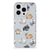 TPU Hoesje voor iPhone 15 Pro Max Konijntjes met schattige konijnen in verschillende kleuren en stijlen.