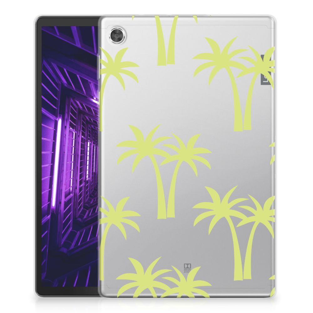Lenovo Tab M10 Plus Siliconen Hoesje Palmtrees