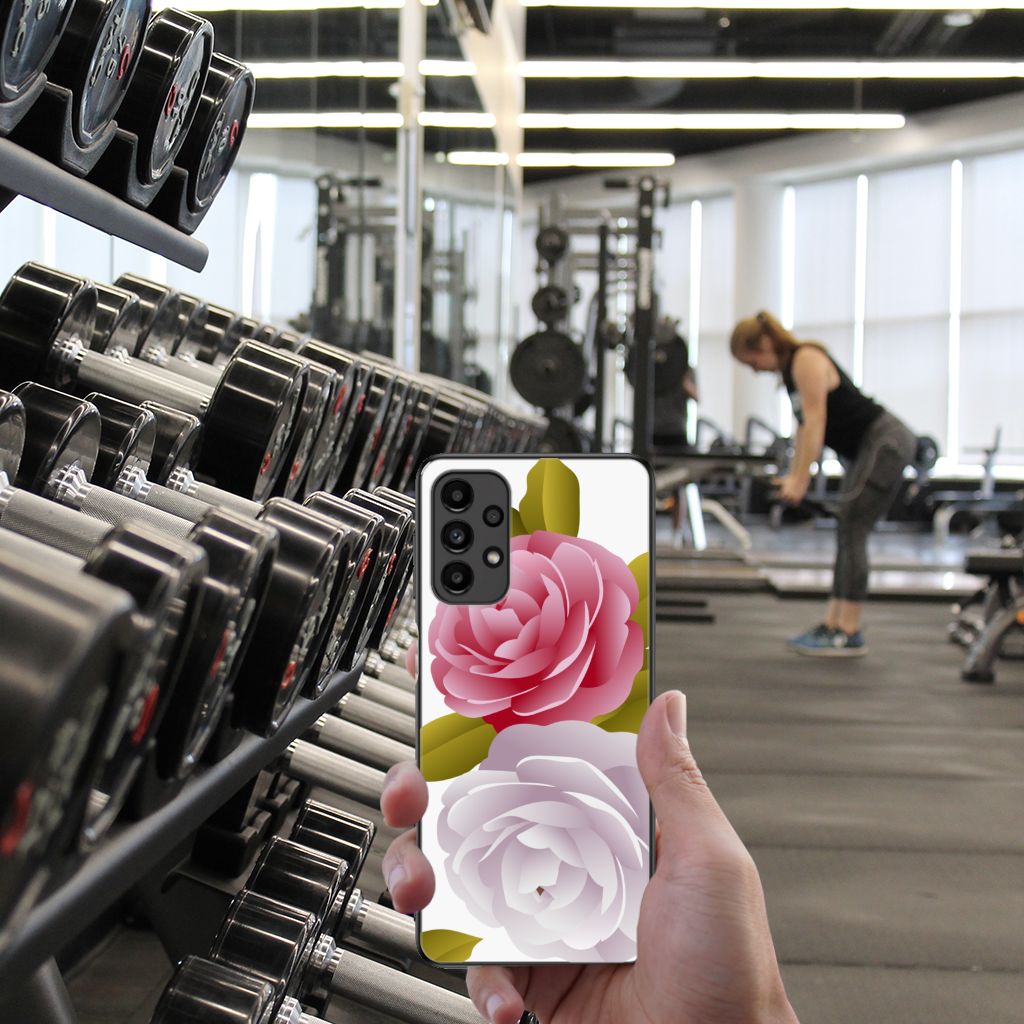Samsung Galaxy A13 4G Bloemen Hoesje Roses B2C Telecom