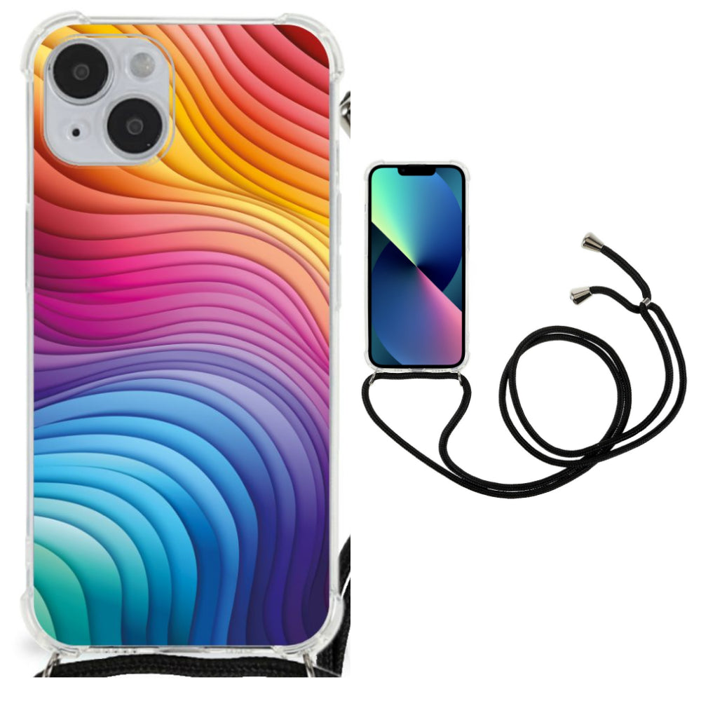 Shockproof Case voor iPhone 14 Plus Regenboog