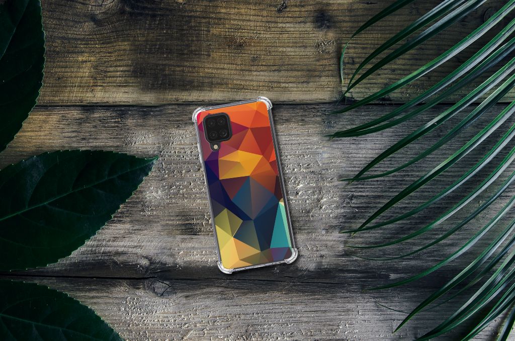 Samsung Galaxy A12 Shockproof Case Polygon Color - B2C Telecom