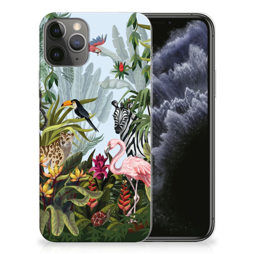 TPU Hoesje voor Apple iPhone 11 Pro Jungle B2C Telecom