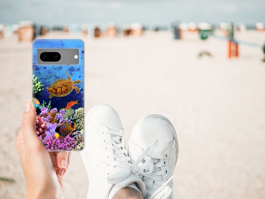 Google Pixel 7 TPU Hoesje Vissen B2C Telecom