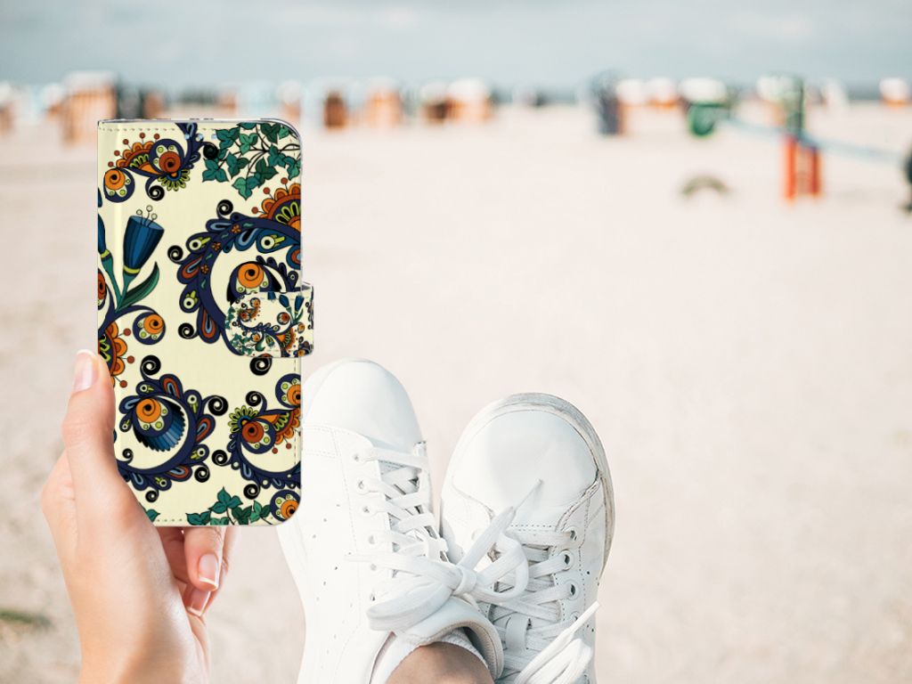 Wallet Case Huawei P40 Lite Barok Flower