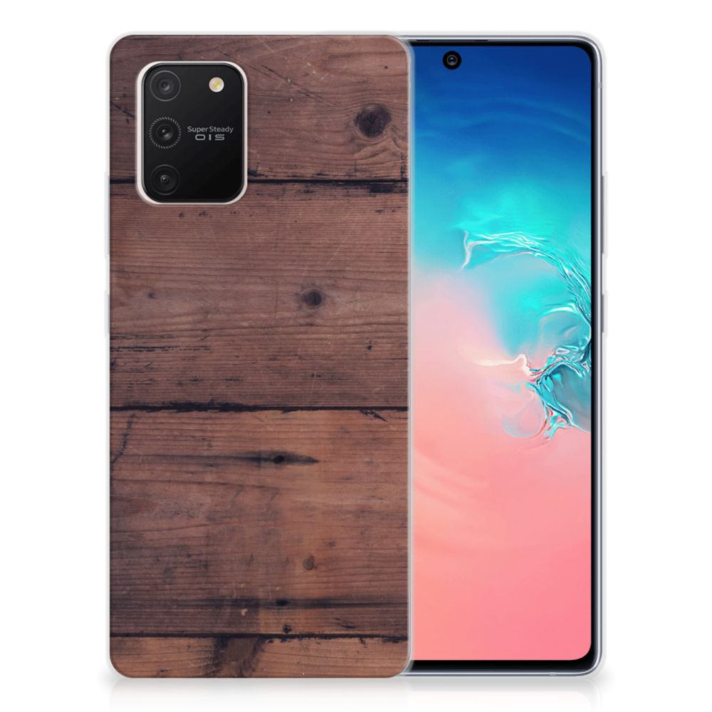 Samsung Galaxy S10 Lite Bumper Hoesje Old Wood