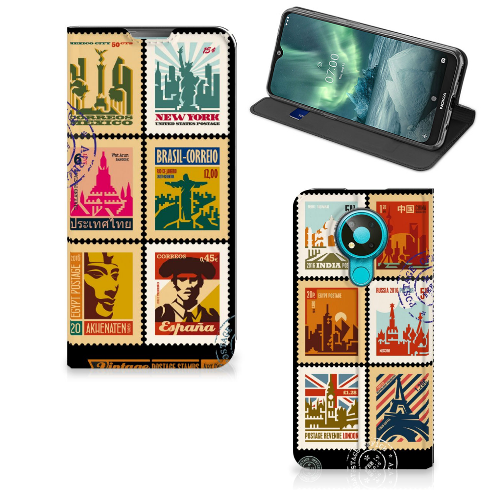 Nokia 3.4 Book Cover Postzegels - B2C Telecom