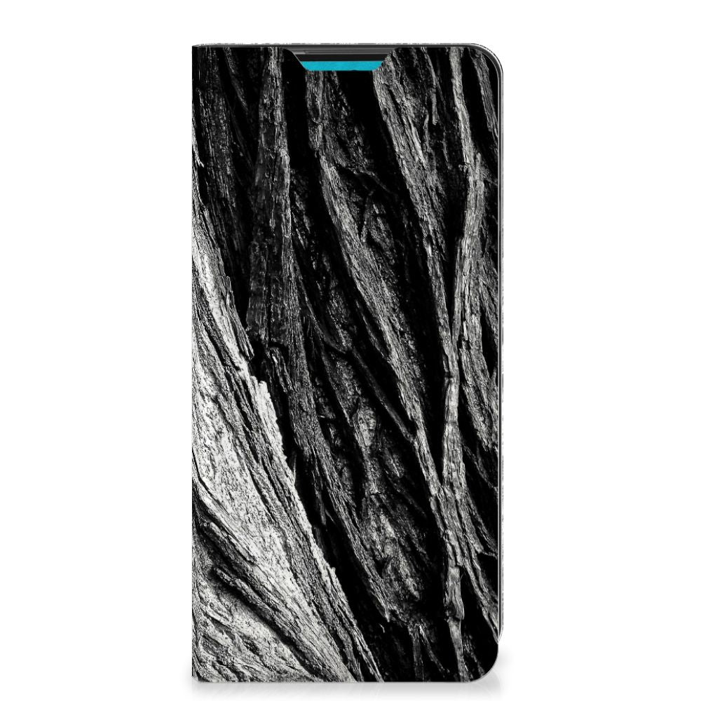Book Wallet Case Samsung Galaxy A73 Boomschors Grijs - B2C Telecom