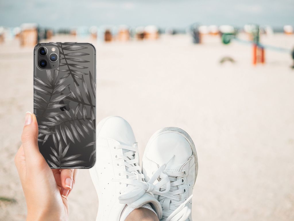 Apple iPhone 11 Pro Max TPU Case Leaves Grey
