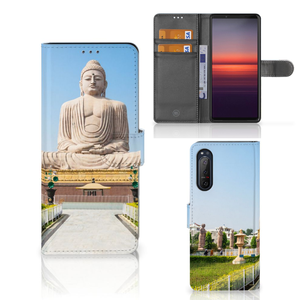 Sony Xperia 5II Flip Cover Boeddha