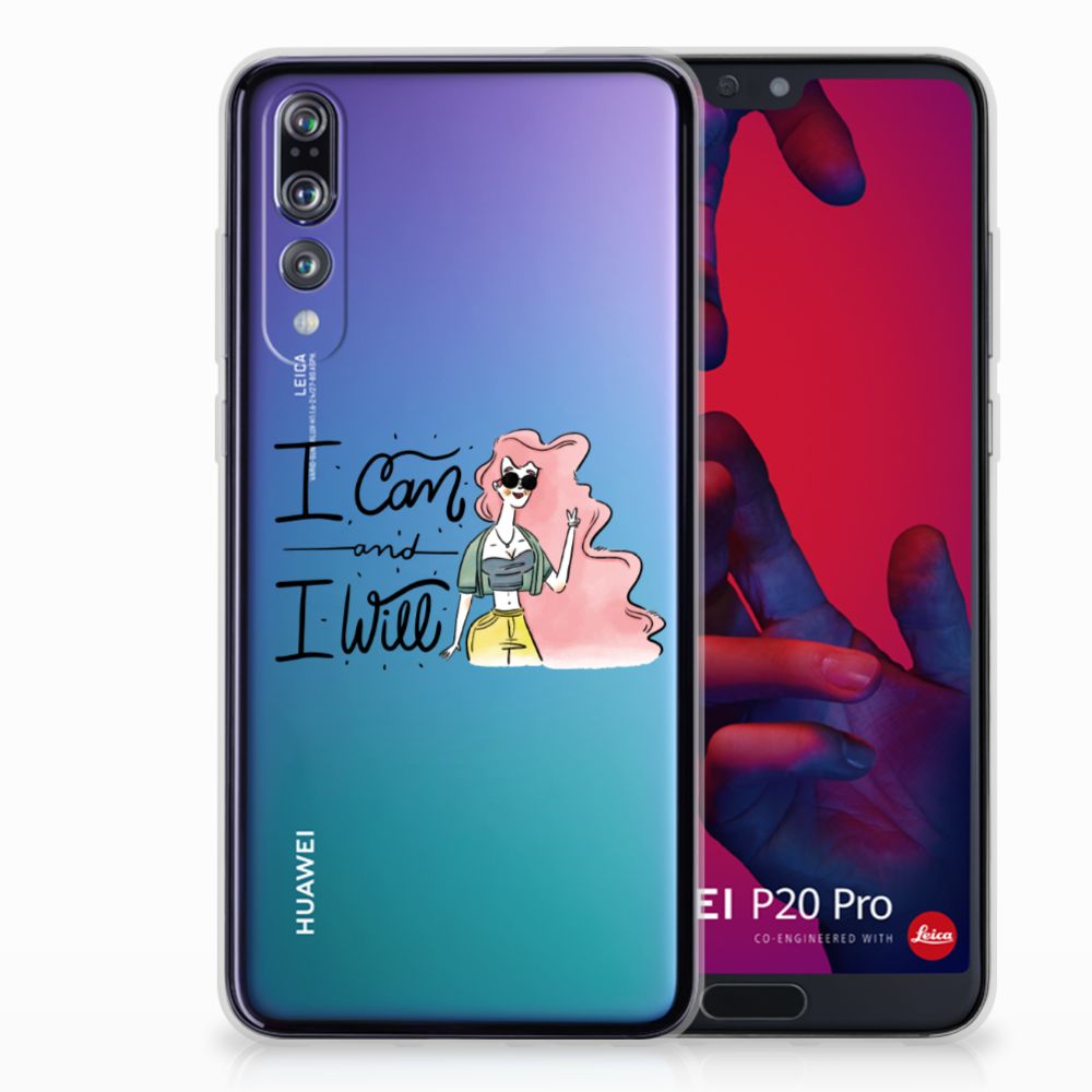 Huawei P20 Pro Telefoonhoesje met Naam i Can
